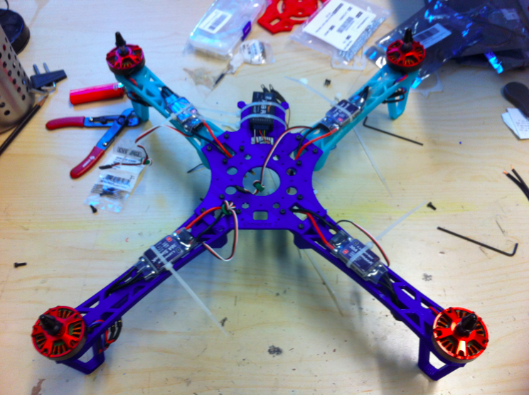 Quadcopter assembled