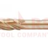 HSS 4 Flute Single End Mill - 1/4" x 3/8" - Image 3