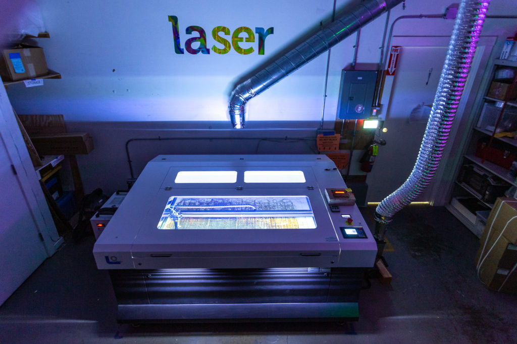 Glowing Laser Cutter