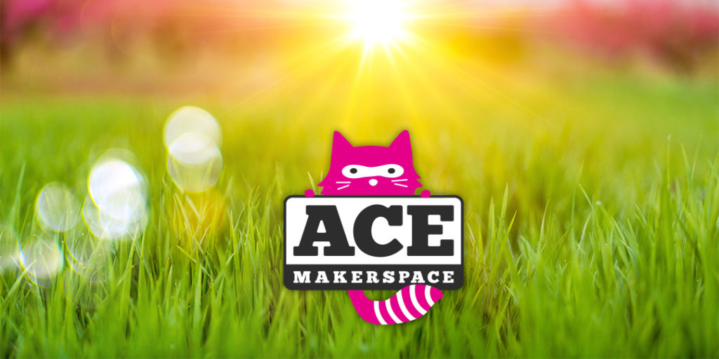 ace logo on a sunrise